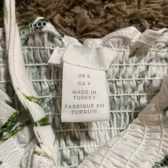 H&M Leaf Crop Top Tank Top - Picture 3 of 6